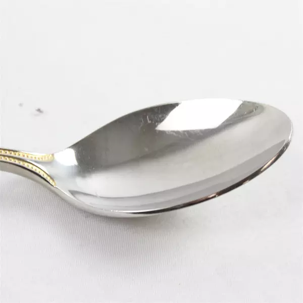 Towle Gold Manchester Stainless Steel Flatware Teaspoon 6.5" Used