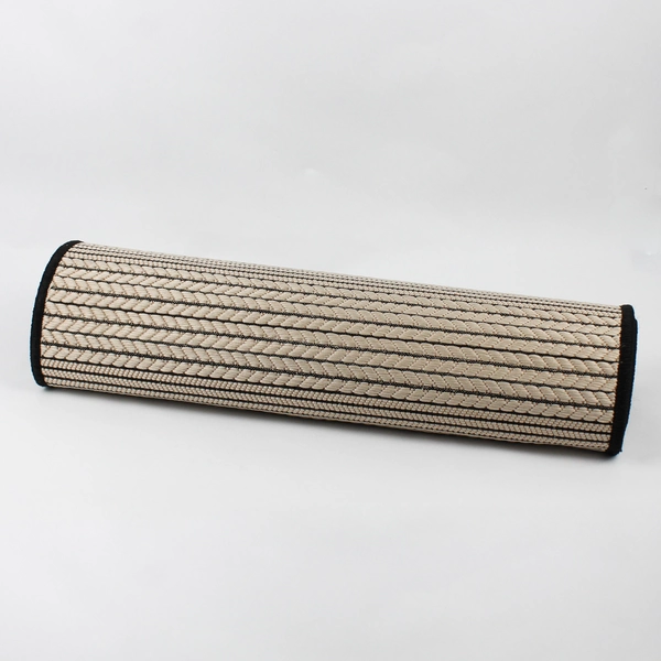 Unbranded Beige and Black Striped Hallway Runner Rug 85" x 24"