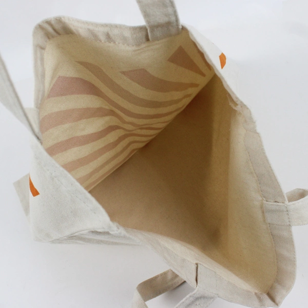 Gorjana Sun Patterned Canvas Tote Bag Shoulder Bag 100% Cotton 14.75" x 16"