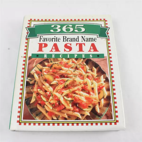 Cook Book 365 Favorite Brand Name Pasta Recipes Hardcover Cookbook 1997