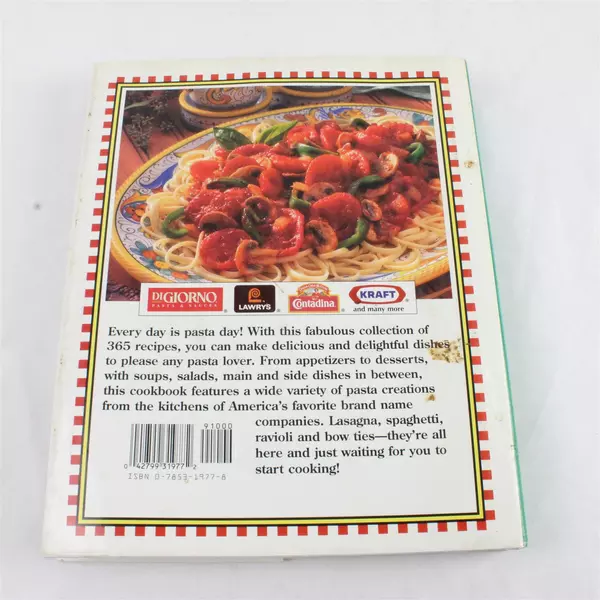 Cook Book 365 Favorite Brand Name Pasta Recipes Hardcover Cookbook 1997