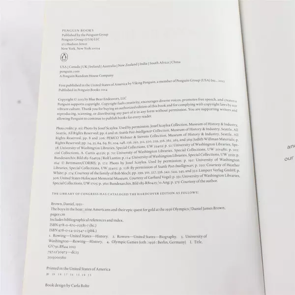 The Boys in the Boat Nine Americans Quest for... by Daniel James Brown PB 2014