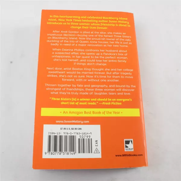 Three Sisters by Susan Mallery Blackberry Island Series Paperback 2015