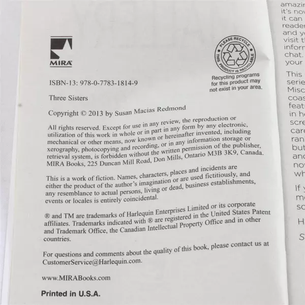 Three Sisters by Susan Mallery Blackberry Island Series Paperback 2015