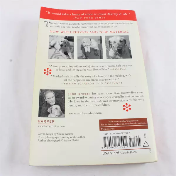 Marley & Me Life and Love with the World's Worst Dog by John Grogan PB 2005