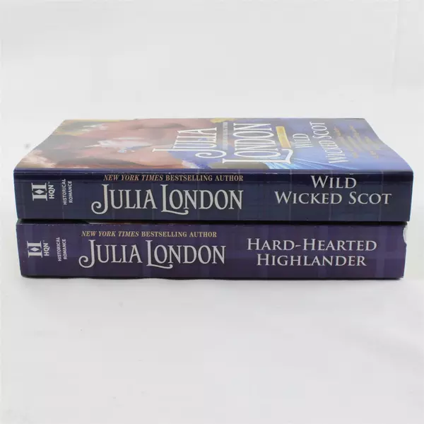 Lot of 2 Julia London Romance Novels Wild Wicked Scot Hard-Hearted Highlander PB