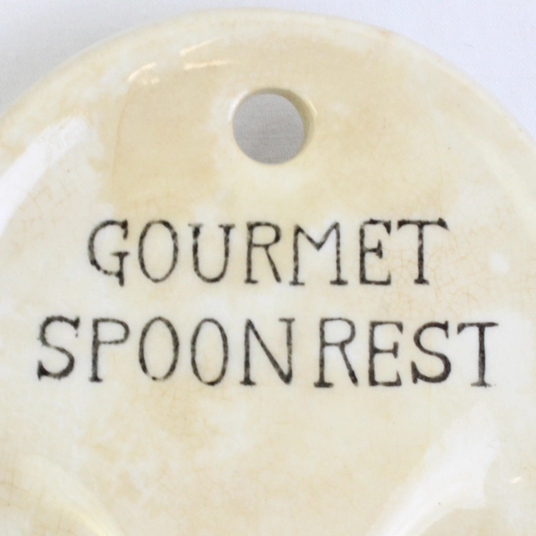 Unbranded Ceramic Gourmet Spoon Rest Veggie Paintings
