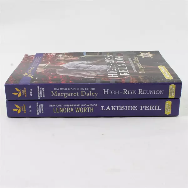 Lot of 2 Harlequin Romance Paperbacks Lakeside Peril & High-Risk Reunion