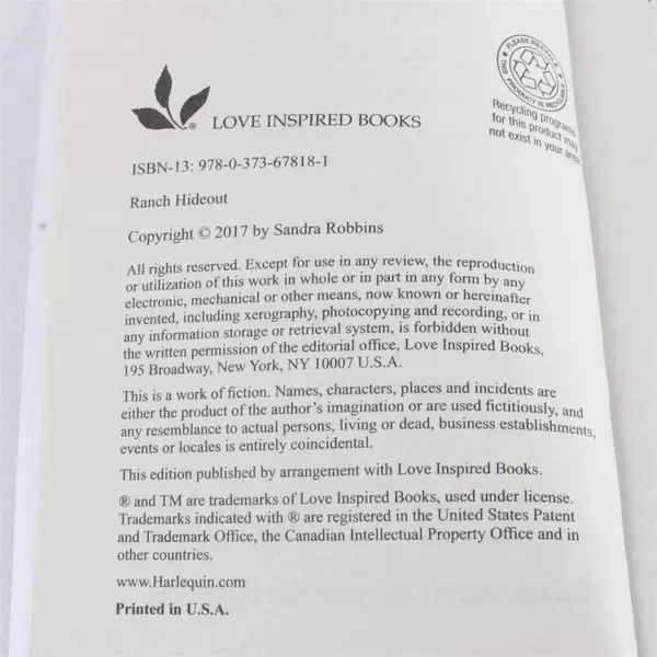 Lot of 2 Harlequin Romance Paperbacks Ranch Hideout & Guardian