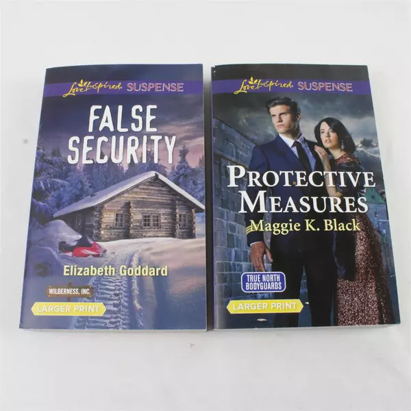 Lot of 2 Harlequin Romance Paperbacks False Security & Protective Measures