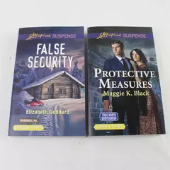 Lot of 2 Harlequin Romance Paperbacks False Security & Protective Measures