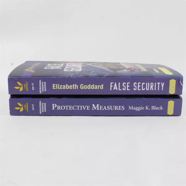 Lot of 2 Harlequin Romance Paperbacks False Security & Protective Measures