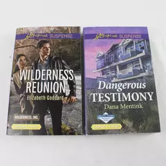 Lot of 2 Harlequin Romance Paperbacks Dangerous Testimony & Wilderness Reunion