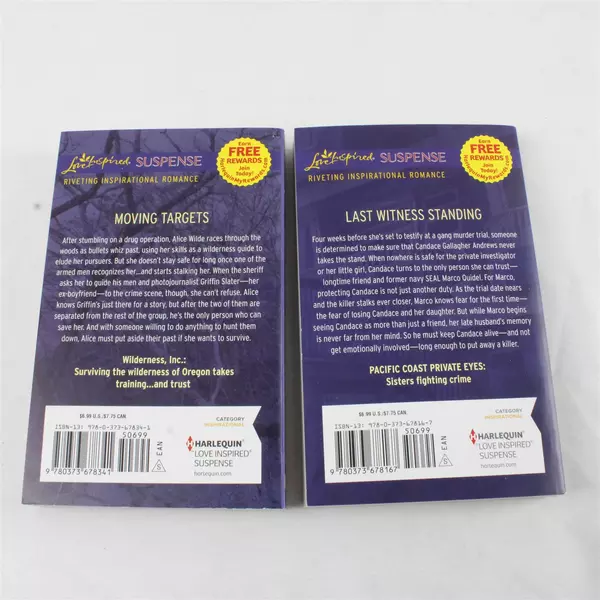Lot of 2 Harlequin Romance Paperbacks Dangerous Testimony & Wilderness Reunion