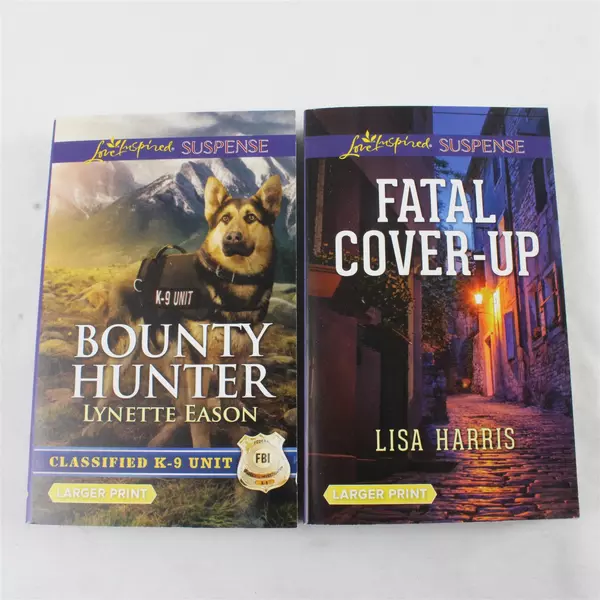 Lot of 2 Harlequin Romance Paperbacks Bounty Hunter & Fatal Cover Up 