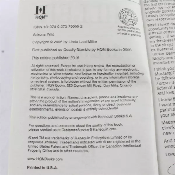 Arizona Wild by Linda Lael Miller A Mojo Sheepshanks Novel Paperback 2016