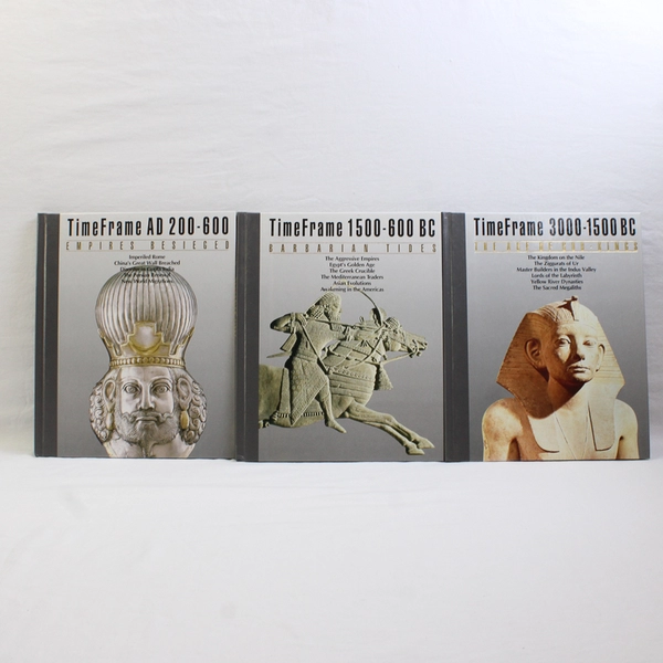 Lot of 3 Vintage Time-Life TimeFrame Books 1987 1988 Hardcover
