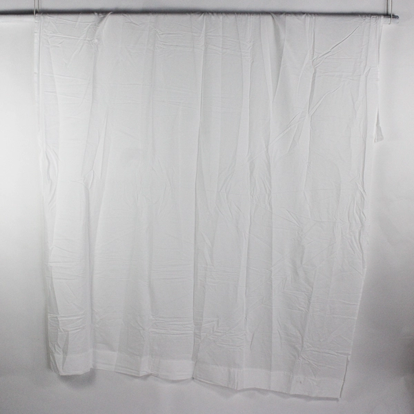 Yogi International 2 Pc Twin Size White Cotton Flat & Fitted Bedsheet Set