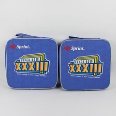 Lot Of 2 NFL Super Bowl 33 (1999) Stadium Seat Cushion Miami, FL 15" x 15"