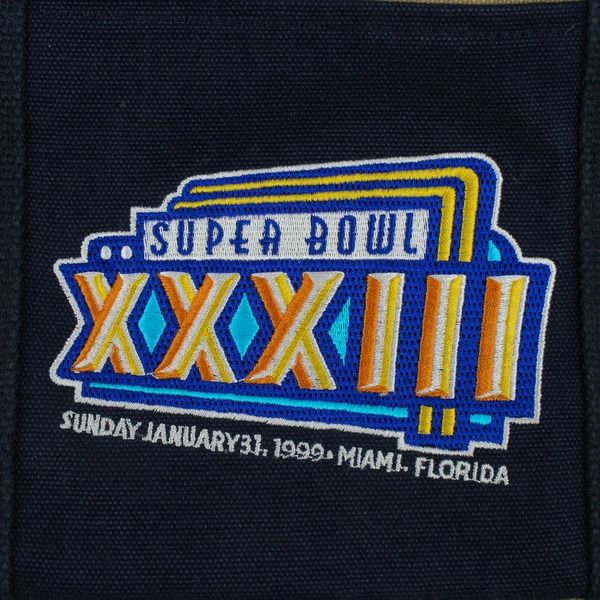 Logo Athletic NFL Super Bowl 33 (1999, Miami Florida) Small Canvas Duffle Bag