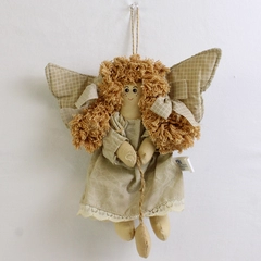 Oriental Trading Co. Cloth Ragdoll Angel Christmas Ornament 8"