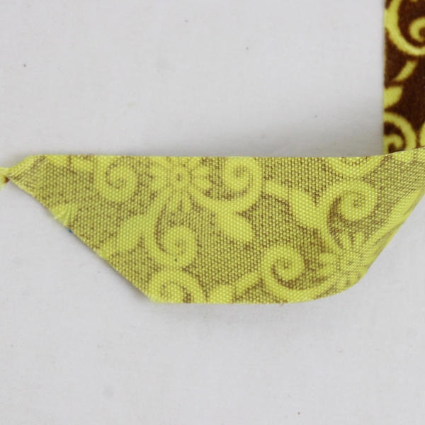 Vintage Tapestry Brown and Green Flocked Rayon Ribbon