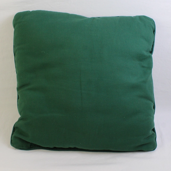 Tapestry-Style Christmas Teddy Bear Decorative Throw Pillow 15" x 15"