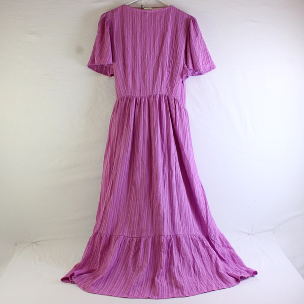 NWT A New Day Purple Plunge Wrap Dress Women's XL