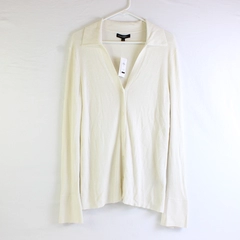 NWT Banana Republic Cream Long-Sleeve Cardigan Women's Size XL