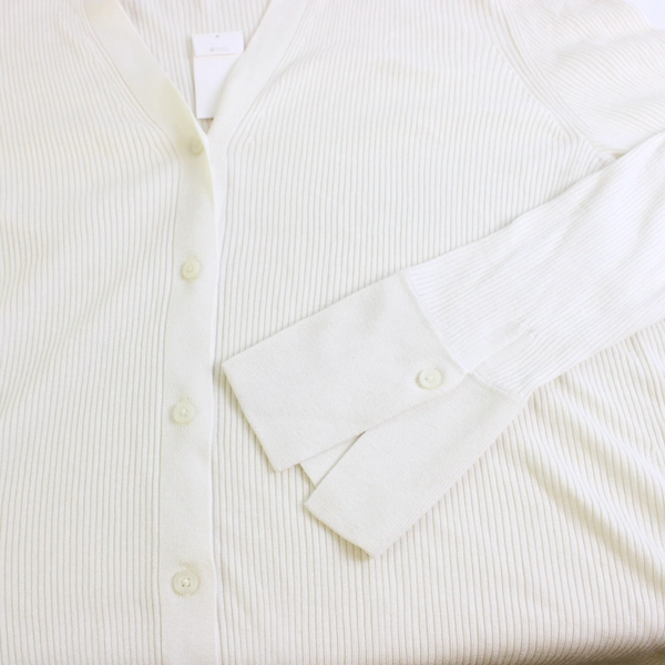 NWT Banana Republic Cream Long-Sleeve Cardigan Women's Size XL