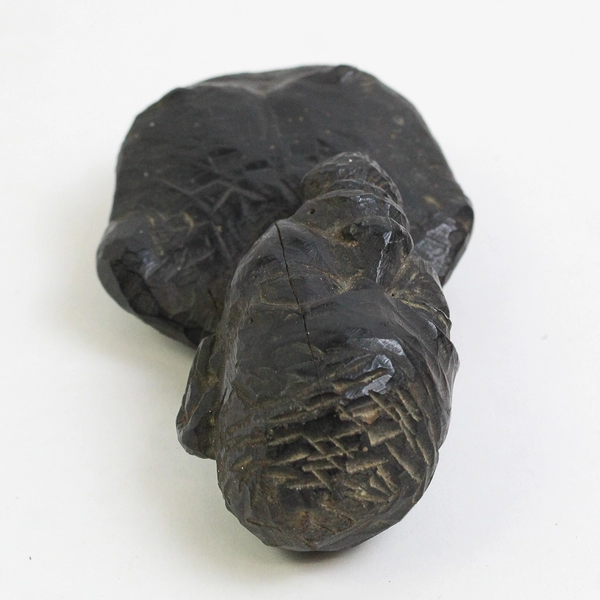 Hand-Carved Soapstone African Man Bust Sculpture Figure 5"