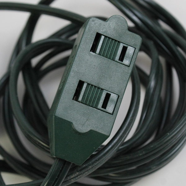 Green 3-Outlet Foot Switch Extension Cord 9 ft Tested