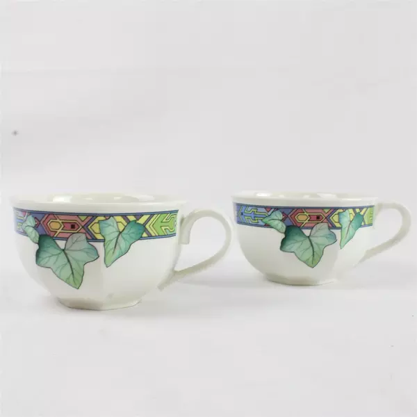 Lot of 2 Villeroy & Boch Pasadena Breakfast Cups