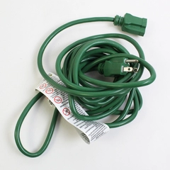 Utilitech Green Single-Outlet Outdoor Use Extension Cord 15ft