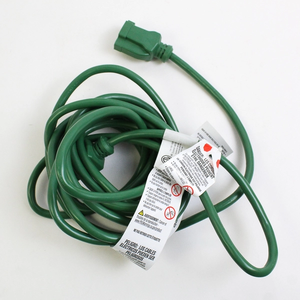 Utilitech Green Single-Outlet Outdoor Use Extension Cord 15ft
