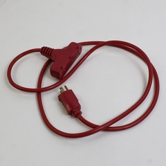 Master Electrician Red 3-Outlet 3-Prong Extension Cord 6 ft