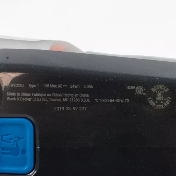 BLACK & DECKER Dustbuster Blue Handheld Vacuum Cleaner HHVK320J