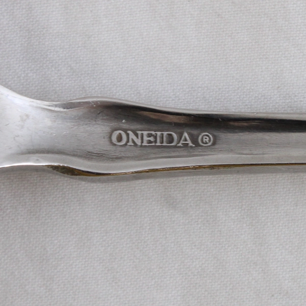 Lot of 2 Oneida Wordsworth Stainless Steel Cold Meat Serving Forks
