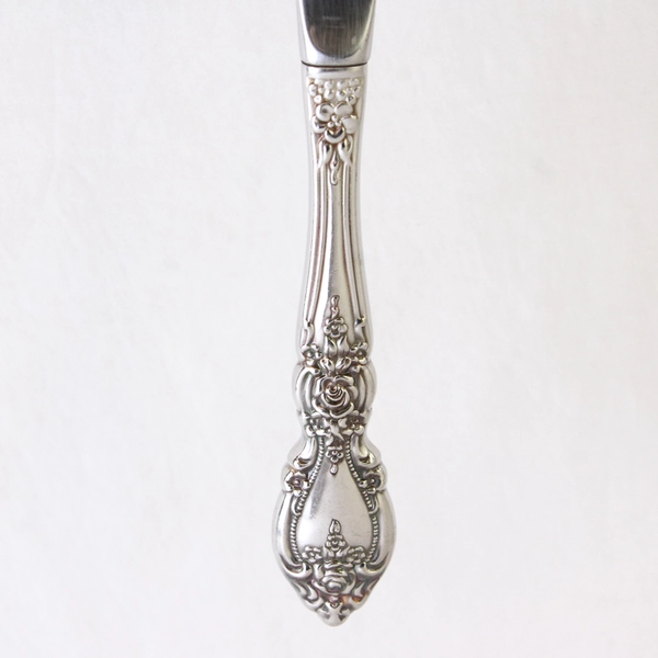 Set of 7 Oneida Wordsworth Stainless Steel Hollow Dinner Knives