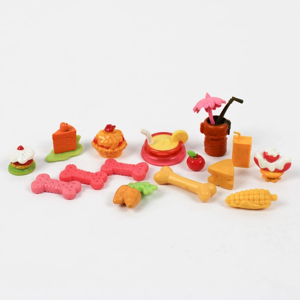 Lot of 38 Unbranded Animal & Dollhouse Accessories Toys Mixed Set Pre-Owned