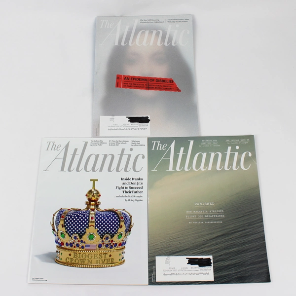Lot of 7 The Atlantic Magazines 2019 Jan/Feb April May July Aug Sept Oct