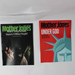 Lot of 2 Mother Jones Magazines Sept/Oct & Nov/Dec 2024 Good Condition