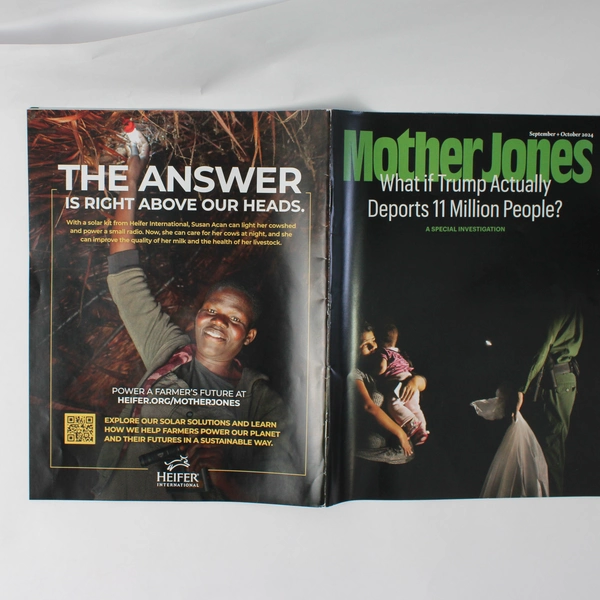 Lot of 2 Mother Jones Magazines Sept/Oct & Nov/Dec 2024 Good Condition