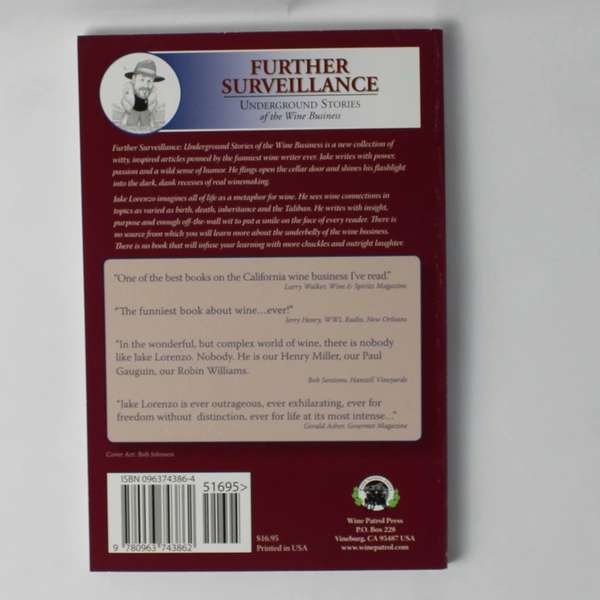 Further Surveillance Underground Stories Of The Wine Business  2004 PB 1st Ed