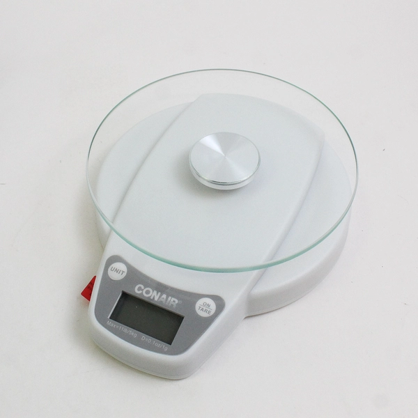 Conair Digital Food Scale White Model CNF130 (2017, Capacity Up To 11 LB)
