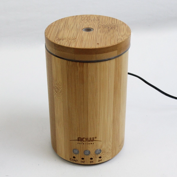  Now Foods Ultrasonic Real Bamboo Essential Oil Diffuser Model 7521 (LED)