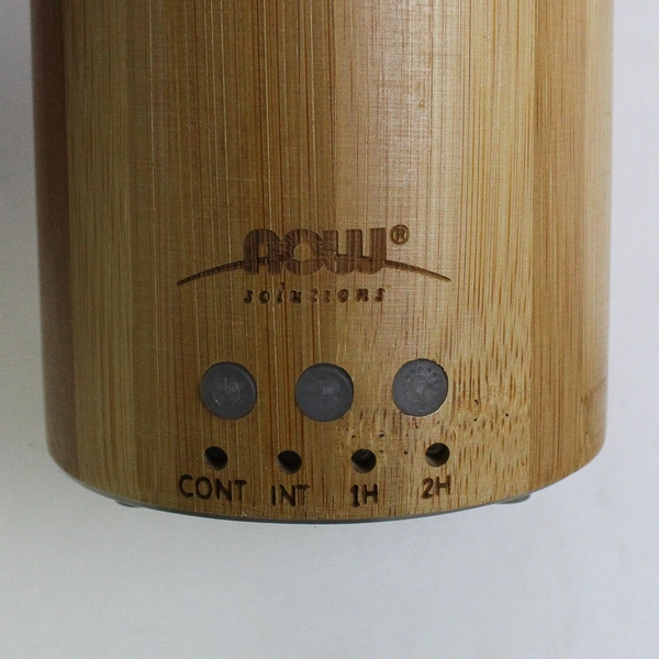  Now Foods Ultrasonic Real Bamboo Essential Oil Diffuser Model 7521 (LED)