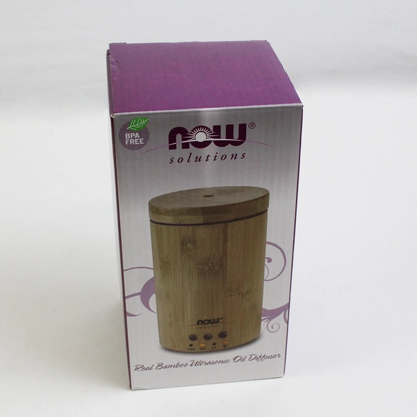  Now Foods Ultrasonic Real Bamboo Essential Oil Diffuser Model 7521 (LED)