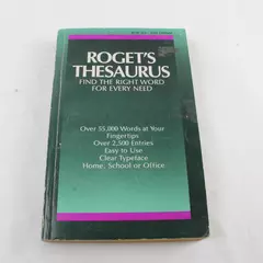 Roget's Thesaurus PSI Associate 1992 Paperback Rare
