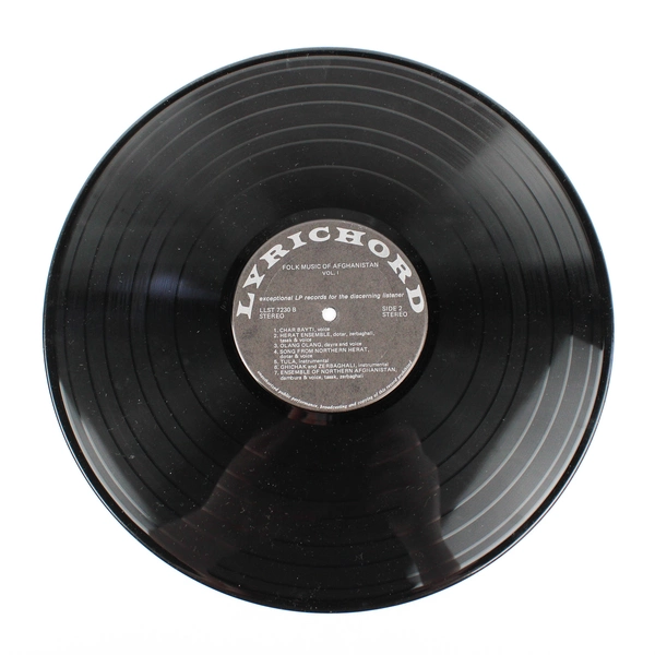 Folk Music Of Afghanistan Vol 1 Lyrichord LLST 7230 Vinyl Record